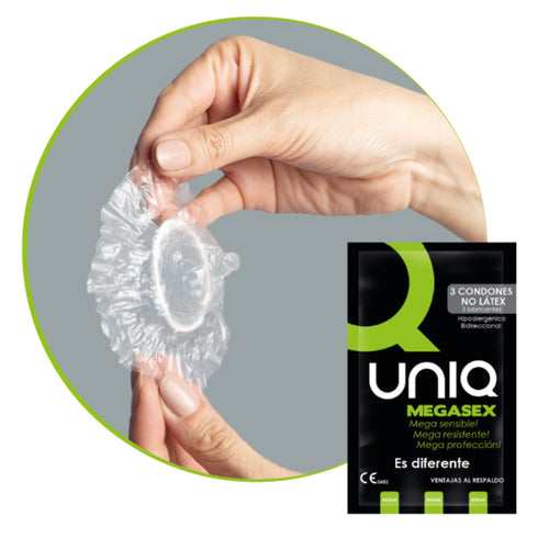 Preservativos Uniq Megasex Pack 3